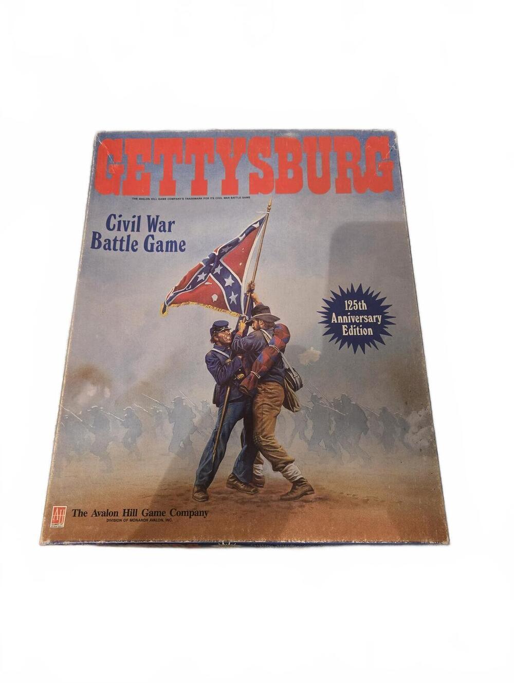 Gettysburg 125th Anniversary Edition / Vintage Avalon Hill / Unpunched